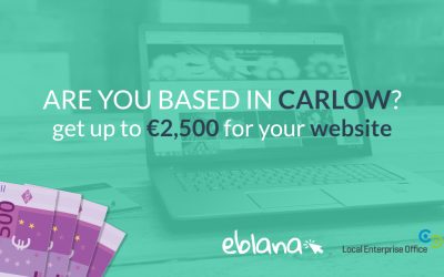 Voucher: €2,500 for your website in Carlow