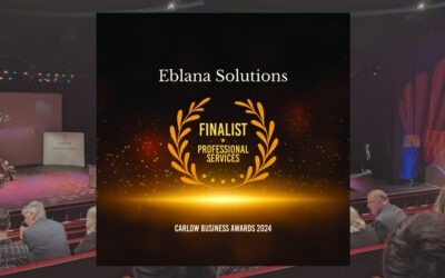 Eblana Solutions Named Finalist for Professional Services Award at Carlow Chamber of Commerce 2024